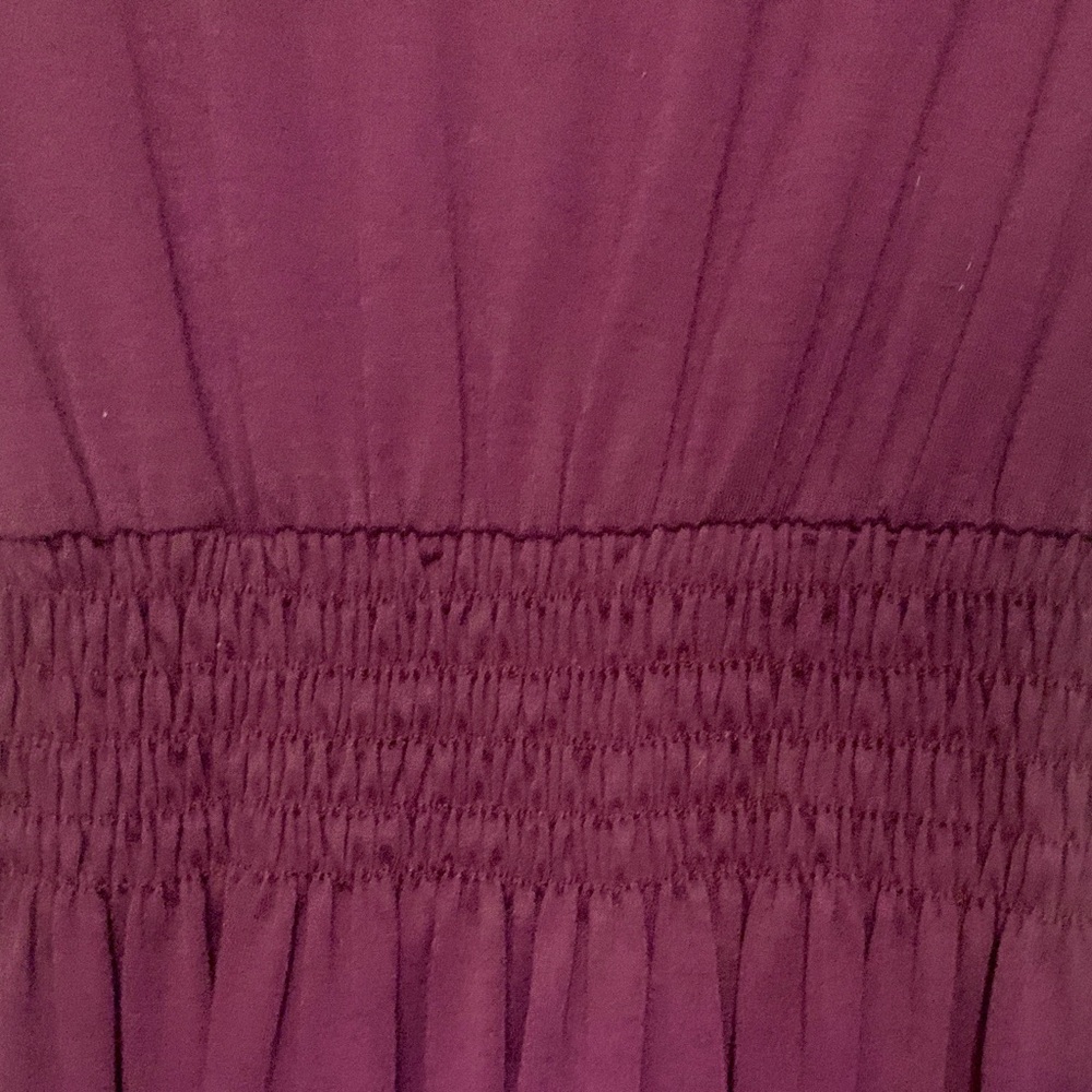 Eggplant Purple Ruffled size Small  Women's Dress NWOT - Picture 5 of 12